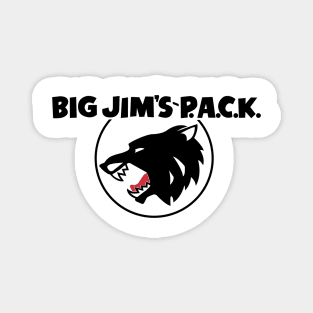 Big Jim's Wolf Pack Magnet