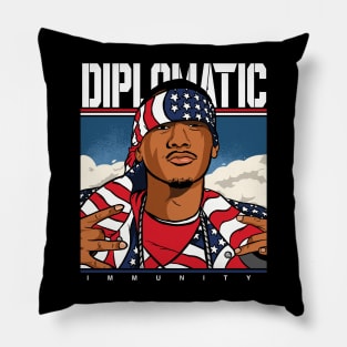 Diplomatic Immunity Pillow