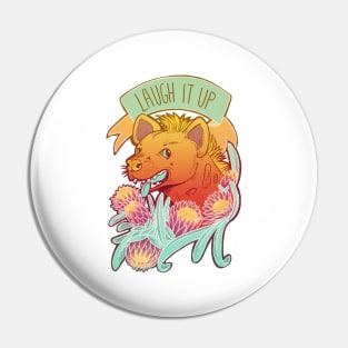 Laughing hyena v.3 Pin