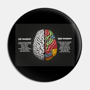 Human Brain Facts Pin