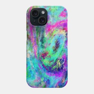 Abstract Painting "Garden Vortex" Phone Case