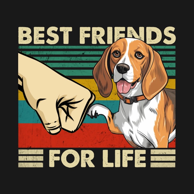 Best Friends For Life Beagle Love, Tee Trendsetter Triumphs by Kleurplaten kind