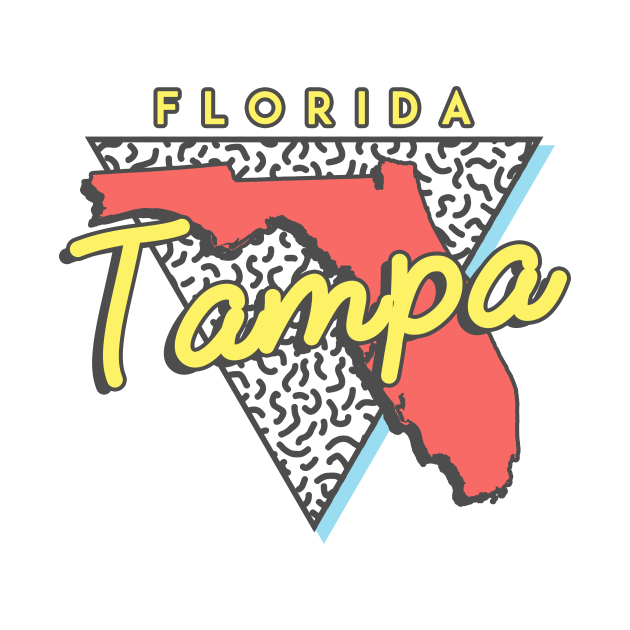 Disover Tampa Bay Florida Triangle - Tampa - T-Shirt