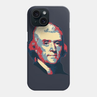 Thomas Jefferson Pop Art Phone Case