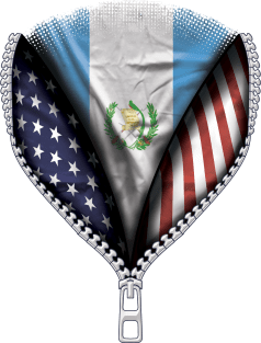 Guatemalan Flag  Guatemala Flag American Flag Zip Down - Gift for Guatemalan From Guatemala Magnet