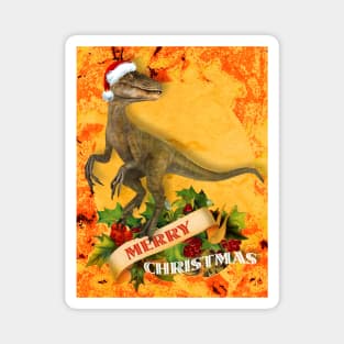 Merry Jurassic Christmas 5 Magnet