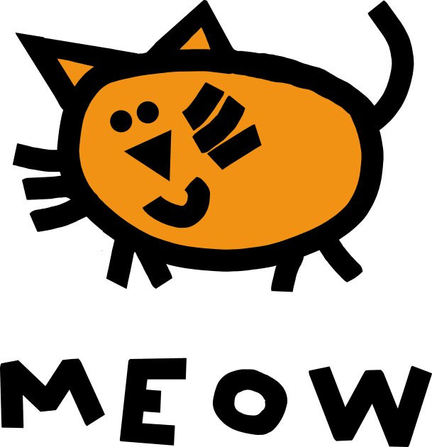 Cute Cat says Meow for Kids Kids T-Shirt by ellenhenryart