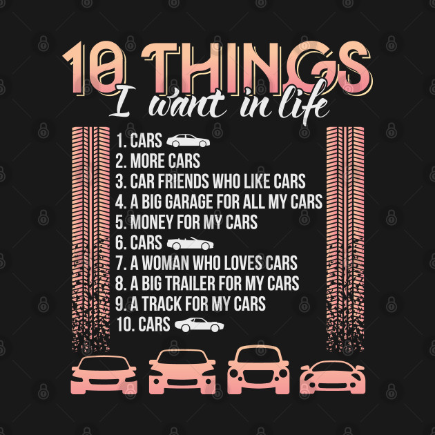 Discover 10 Things I Want in My Life Cars Couple - Cars - T-Shirt