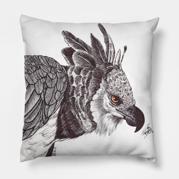 Harpy Eagle Pillow by BeritValk