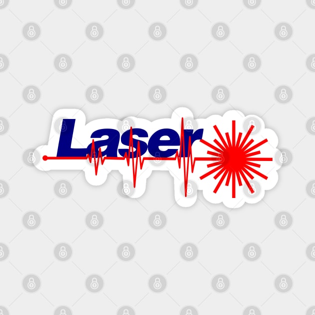 Laser sailing logo Magnet by Regatta Merch