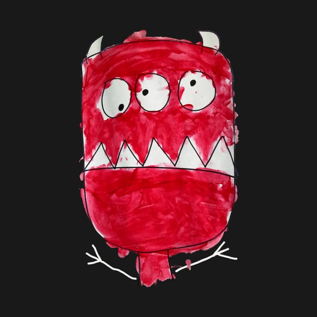 Red Monster Needs a Hug 2 by Fireworks Designs