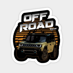 Jeep Recon jeep car offroad name Magnet