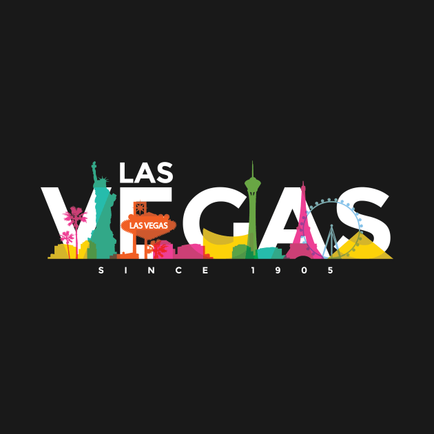 Souvenir Tourist Las Vegas product - Las Vegas Gift Tee by Blue Zebra