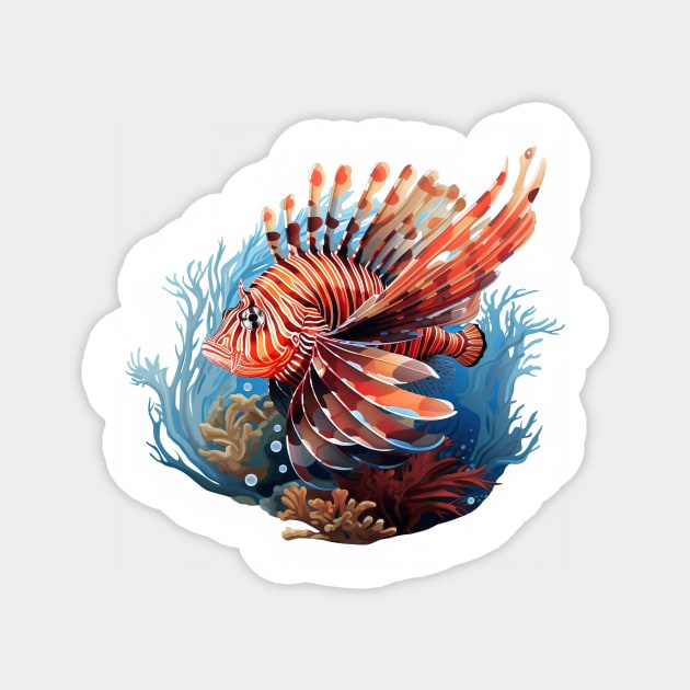 Lionfish Magnet by zooleisurelife