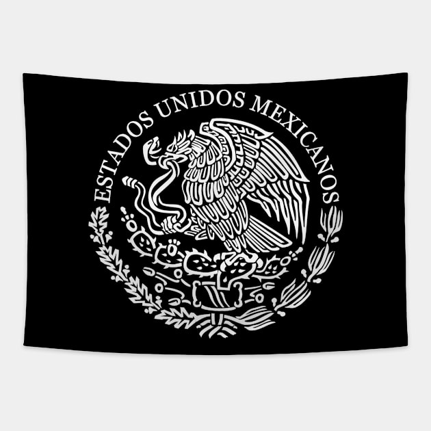 Mexican Eagle And Snake Mexico Coat Of Arms Tapestry by Eyes4