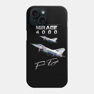 Dassault Mirage 4000 French Vintage long-range interceptor Fighterjet Aircraft Phone Case