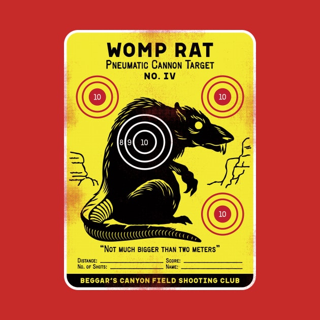 Womp Rat Target by toadyco