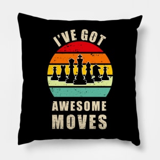 Funny Chess Player Awesome Moves Chess Player Pillow