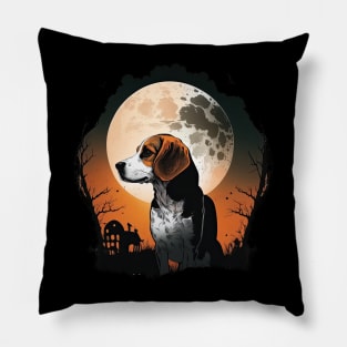 Halloween Beagle Pillow