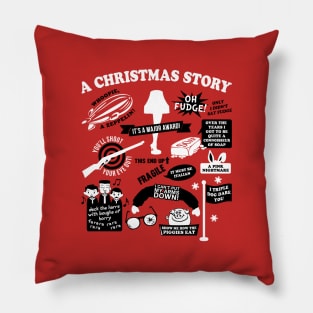 Christmas Story Quotes Pillow