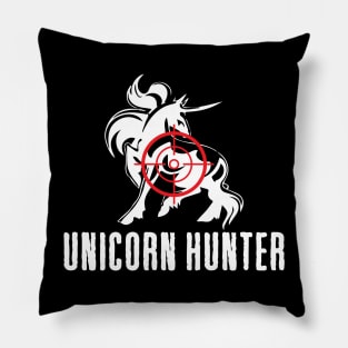 'Unicorn hunter' Cool Unicorn Hunting Pillow