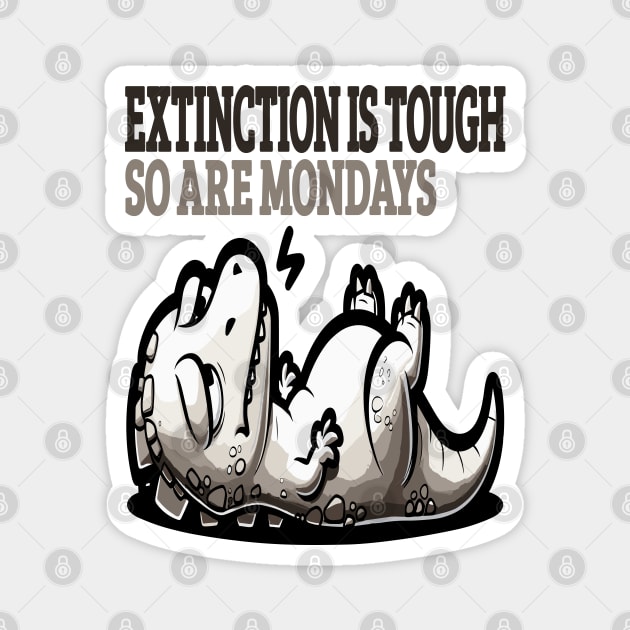 Monday Survival Guide Magnet by maknatess