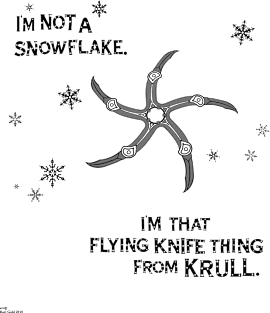 Krull not Snowflake Magnet