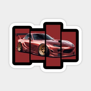 Mazda Rx7 JDM car Magnet