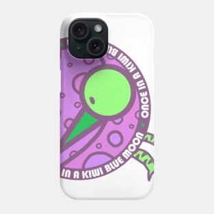 Once in a Kiwi Blue Moon (Pink) Phone Case