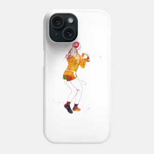 Flag Football Player Girl Phone Case