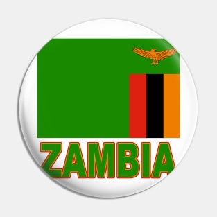 The Pride of Zambia - Zambian Flag Design Pin