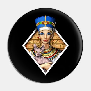 Egyptian Queen Nefertiti Pin