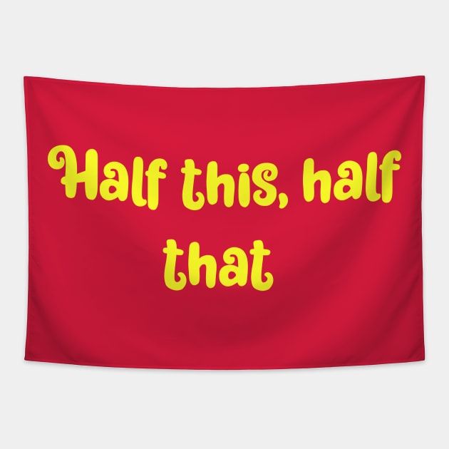 Half this, half that- mixed race babe Tapestry by Zoethopia