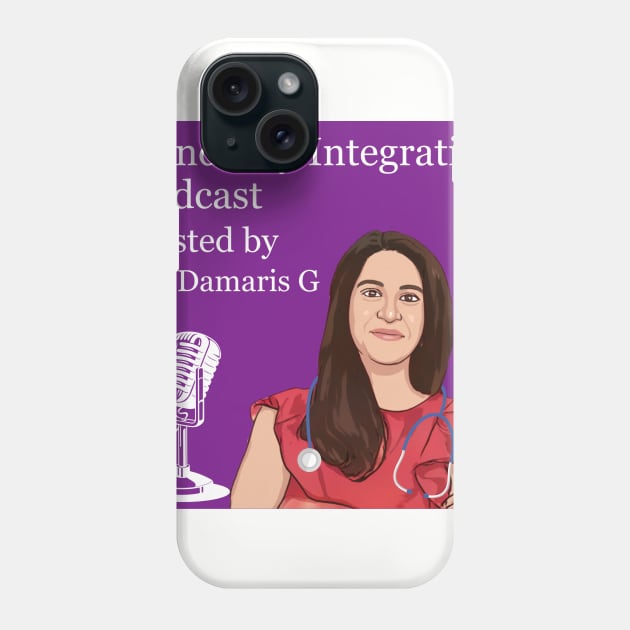 Cartoon Damaris Podcast 2 Phone Case by mindfully Integrative 