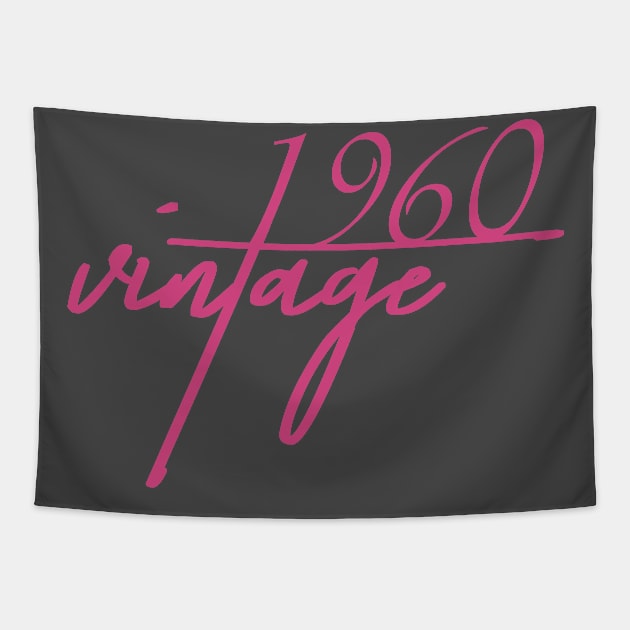 1960 Vintage. 60th Birthday Cool Gift Idea Tapestry by FromHamburg