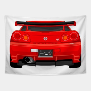 GTR R34 RED Tapestry