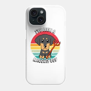 ive been a naughty boy - dachshund Phone Case