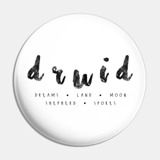 Druid Dungeons and Dragons | D&D | DnD Gifts | RPG Gifts Pin