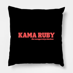 Kama Ruby Official Logo Pillow