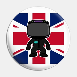 Lewis Hamilton Custom Bobblehead - Flag Edition 2021 Season Pin