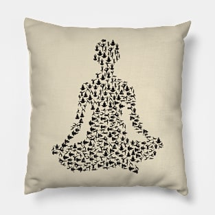 Yoga girl Pillow