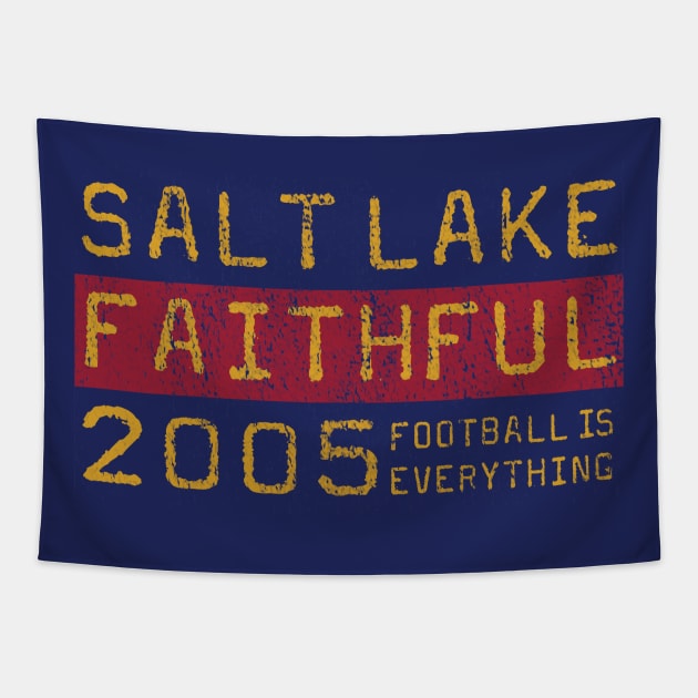 Football Is Everything - Real Salt Lake Faithful Tapestry by FOOTBALL IS EVERYTHING