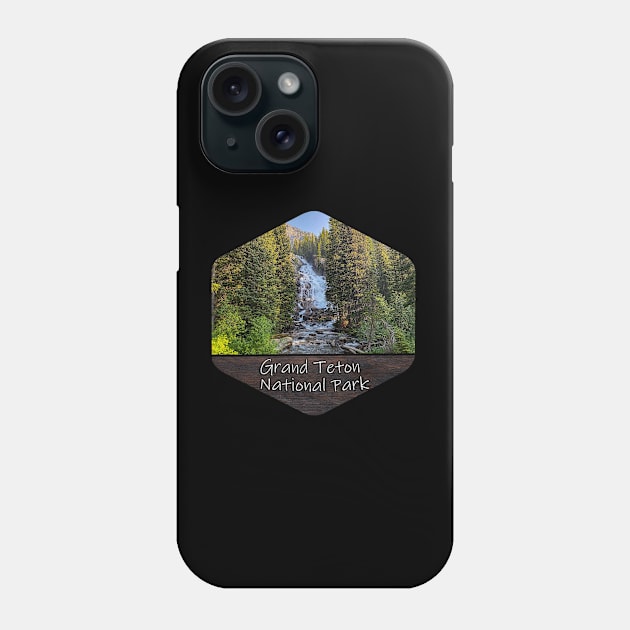 Grand Teton National Park - Hidden Falls Phone Case by gorff