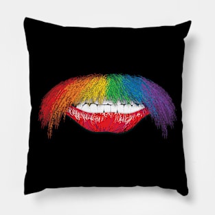 Pride Mustache Pillow