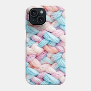 Pastel Knit Waves Phone Case