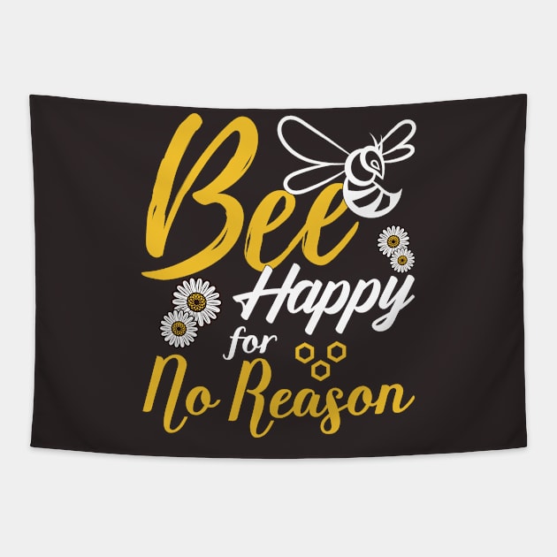 Bee Happy. Tapestry by Satic