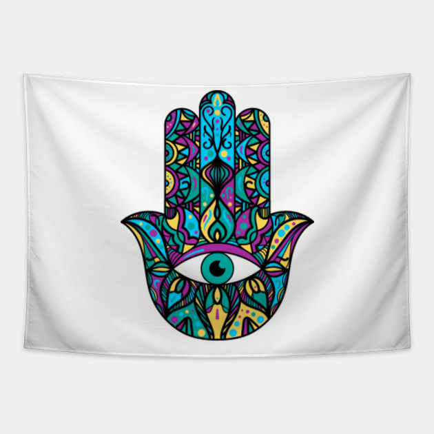 Hamsa Hand Ornament Hamsa Hand Tapestry Teepublic