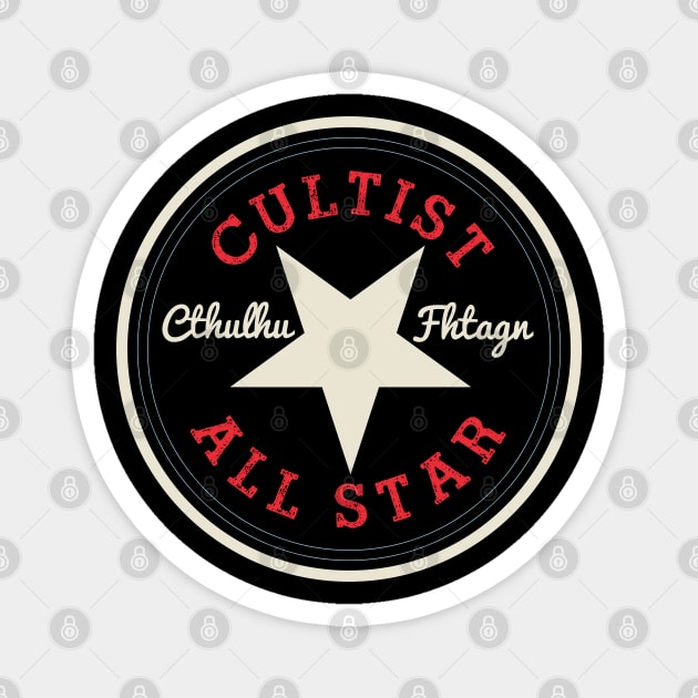 Cthulhu Cultist All Star Magnet by CthulhuForAmerica