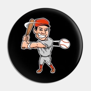 Baseball Player Pin