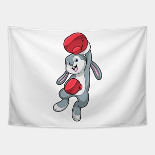 Rabbit at Boxing with Boxing gloves Tapestry